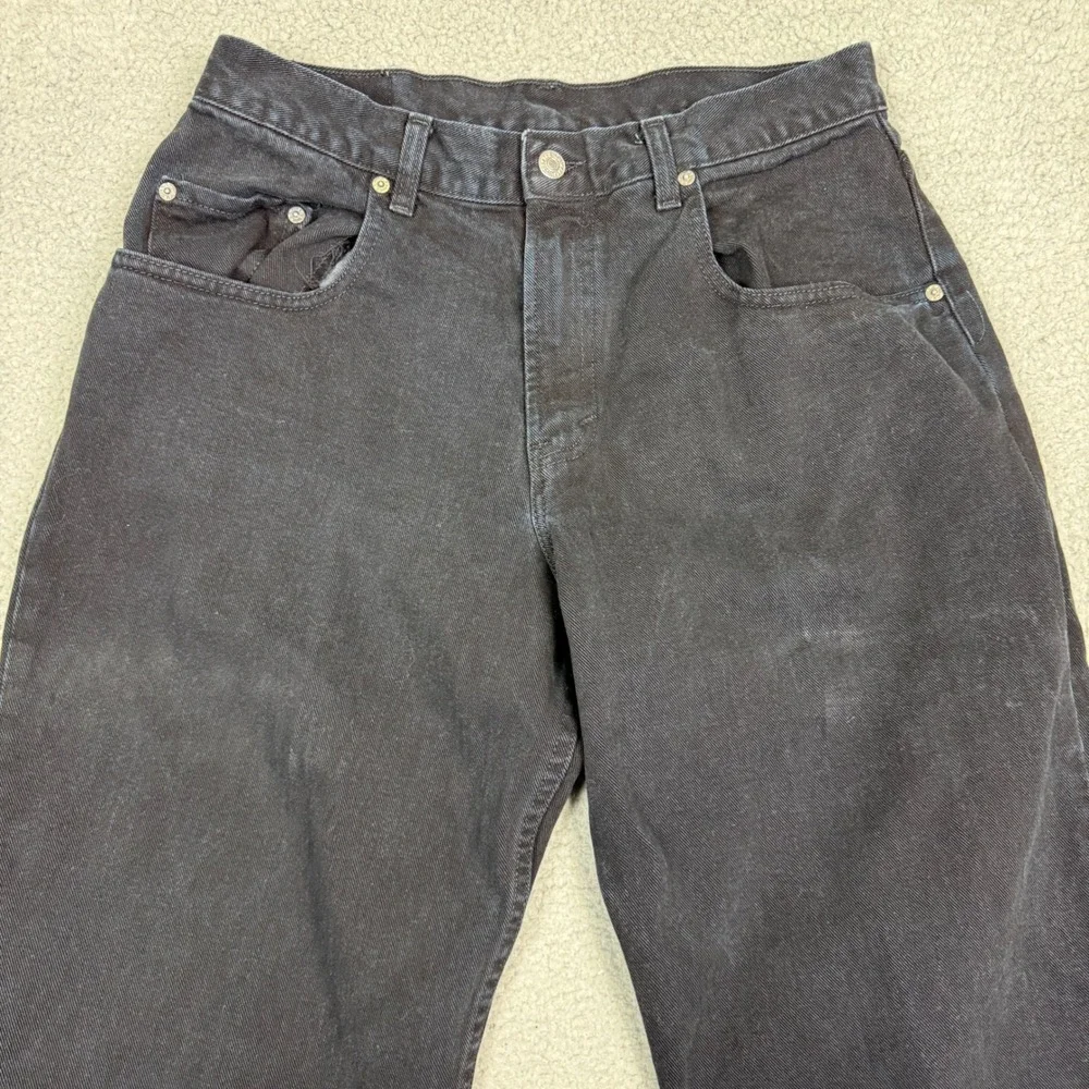 Vintage 90's Gap Baggy Fit Jeans Mens 32x32 Black Denim  Made in USA